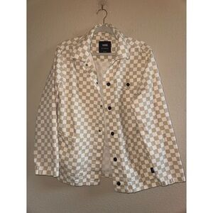 Vans Men’s Checkered‎ Drill Chore Coat Size Medium